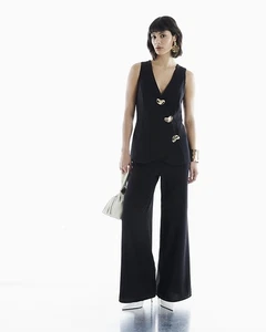 River Island Womens Black Scuba Jumpsuit Size S - Picture 1 of 11