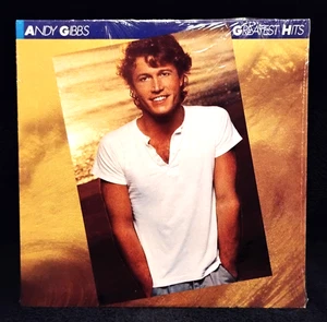 💥ANDY GIBB "GREATEST HITS" (RARE NM+ VINYL & COVER (SHRINK) / 1ST RL-1980) - Picture 1 of 11