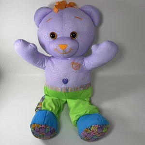 Kritzelbär Plüschtier Stofftier Vintage 2005 lila waschbar - Bild 1 von 18