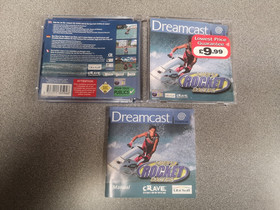 Original Surf Rocket Racers - PAL Sega Dreamcast BOX COVER AND MANUAL ONLY