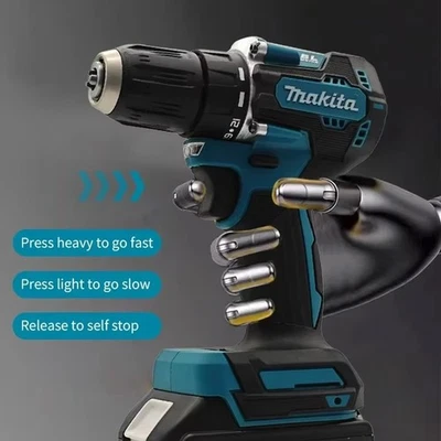 🔧 Makita DDF487 18V Brushless Impact Drill ⚡ High Torque Electric Screwdriver - Image 1 of 4