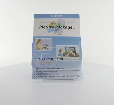 Sony Picture Package Ver. 1.0 / USB Driver / ImageMixer VCD2 (3-087-821-01) - Image 1 of 2