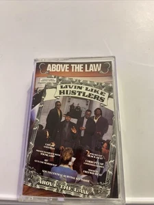 ABOVE THE LAW livin like hustlers RARE RAP CASSETTE nwa dre eazy e ice cube CMW - Picture 1 of 3