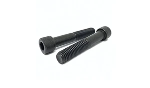 M6-1.00 x 40 mm Socket Cap Screw 12.9, UNC, Black Oxide, Partial Thread, 25 Pack - Picture 1 of 1