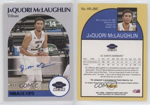 2021 Panini Chronicles Draft Picks Hoops Retro Blue /75 JaQuori McLaughlin Auto