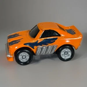 1986 Micro Machines '68 Dodge Charger Funny Drag Car Blue Flames Galoob Vtg - Picture 1 of 15