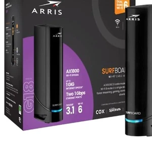SURFboard G18 Cable Modem Router - 1.8 Gbps Speed and Enhanced Security Features - Picture 1 of 8