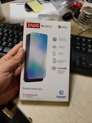Protetor de tela ZAGG InvisibleShield Fusion XTR2 ECO para Galaxy S23 - Imagem 1 de 4