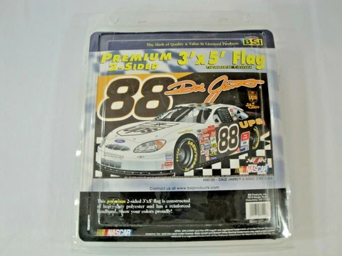 NASCAR Dale Jarrett #88 UPS  Premium Flag DOUBLE SIDED 3 x 5 Heavy Duty NEW Cover