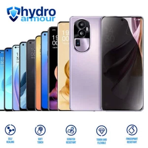 Privacy Hydrogel Screen Protector | HD Anti-Spy Film for Oppo Reno 13 12 11 10 8 - Photo 1 sur 20