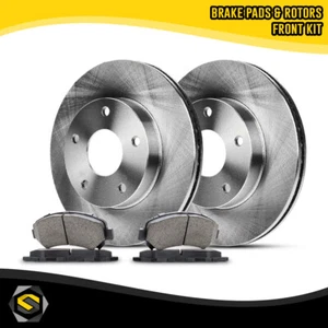 Front Brake Rotors & Ceramic Pads Kit for Ford Focus 2012-2018 5 Lug 278mm - Picture 1 of 2