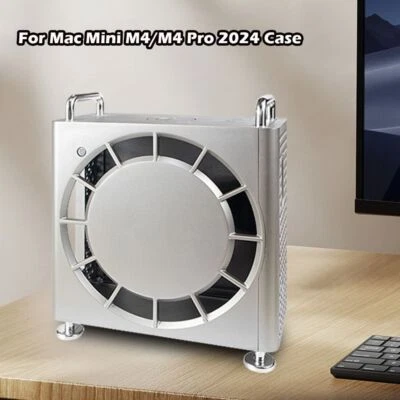 Heat Dissipation Protective Case for Mac Mini M4/M4 Pro 2024 PC Accessories - Image 1 of 4