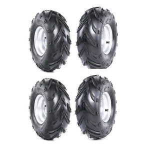 2/4pcs 7'' 16x8-7 Wheel Tire Rim for ATV Quad 4 Wheeler Go Kart Taotao 110cc 125 - Picture 1 of 11