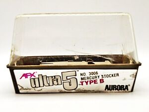 Aurora AFX Ultra 5 #3006 Mercury Stocker Original Box & Lid