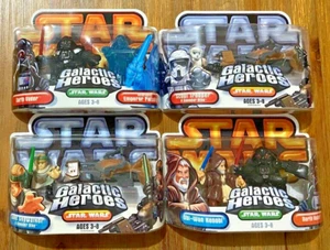 Star Wars Galactic Heroes VADER PALPATINE SCOUT TROOPER SKYWALKER KENOBI - Imagen 1 de 5