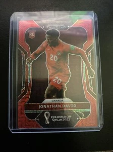 JONATHAN DAVID PRIZM WELTCUP 2022 ROT MOJO/99 RC ROOKIE - FARBÜBEREINSTIMMUNG 🙂 - Bild 1 von 2