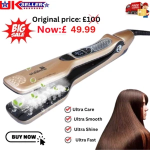 Hair Straighteners Flat Iron,professional steam hair straightener, iGutech - Picture 1 of 7