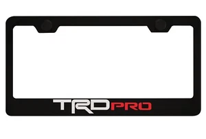 Black License Plate Frame for TRD Pro - Picture 1 of 1