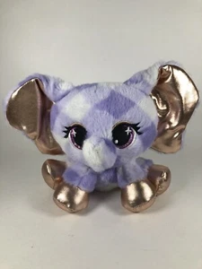 Gund P.lushes Pets Purple Gold Elephant Ella L’Phante Plush Stuffed Animal 6” - Picture 1 of 9