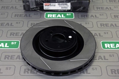 StopTech Sport Slotted Brake Rotor Front Left for WRX STi 2004 2.5L EJ257 - Image 1 of 4