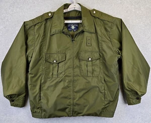 Spiewak Bomber Jacket Men's Large Green Aviation Golden Fleece Outerwear Lined - Picture 1 of 19
