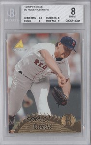 1995 Pinnacle Roger Clemens #2 BGS 8