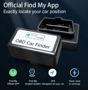 Mini GPS tracker For Auto Car OBD GPS Locator Find My Apple official Ap OBD GPS - Imagen 1 de 2