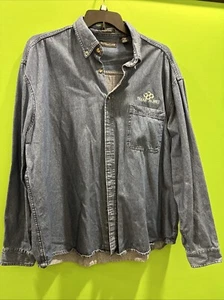 Ultra Club Cypress Men's Denim Long Sleeve 2XL 100% Cotton Texas Almet - Picture 1 of 11