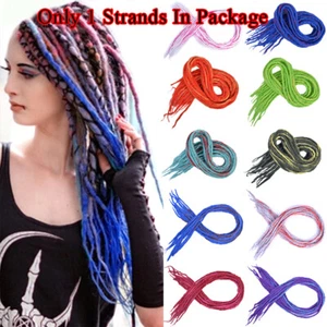 22" Mixedcolor Dreadlocks Extension De Cheveux Synthétique Crochet Tressage^a - Bild 1 von 30