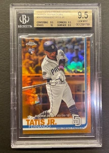 2019 Fernando Tatis Jr. Topps Chrome Update Orange Refractor /25 RC BGS 9.5 Gem - Picture 1 of 2