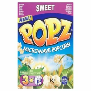 Popz Microwave Popcorn Sweet 3 x 90g - Pack of 2 - Picture 1 of 1