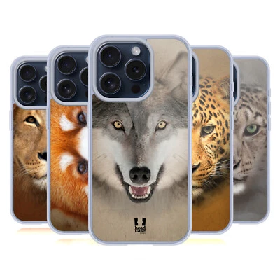 HEAD CASE DESIGNS ANIMAL FACES 2 SOFT GEL CASE FOR APPLE iPHONE PHONES - Image 1 of 4