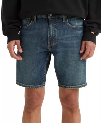 Levi’s 412 Men’s Slim Fit Denim Shorts Wash: Born This Way Style: 39387-0069 - Image 1 of 3