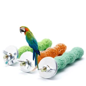 Herramienta de juego de recorte de calcio para pájaros enjaulados perca pico garra cacatúas suministro de mascotas - Imagen 1 de 6
