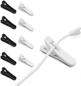 5 Stck. Kopfhörer Ohrhörer Kabel Clip Halter für Clips an Ihrer Kleidung UK - Bild 1 von 9