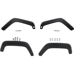 Fender Flares For 2007-2017 Jeep Wrangler Set of 4 Front and Rear Textured Black - Picture 1 of 12