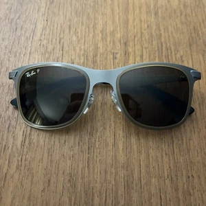 Ray Ban RB3521-M 029/83 50-20 Polarized Metal and Brown Men's Sunglasses - Picture 1 of 6
