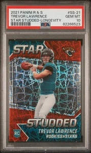 2021 Rookies & Stars Star Studded Trevor Lawrence Longevity PSA 10 Jacksonville - Picture 1 of 2