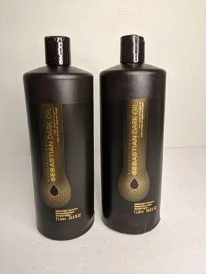 2x SEBASTIAN DARK OIL lightweight Shampoo 33.8 OZ Authentic Fragrance  - Image 1 of 4