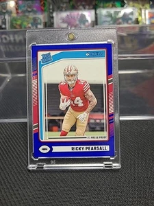 2024 Panini Donruss - Rated Rookie Optic Preview Blue Border #318 Ricky Pearsall - Picture 1 of 3