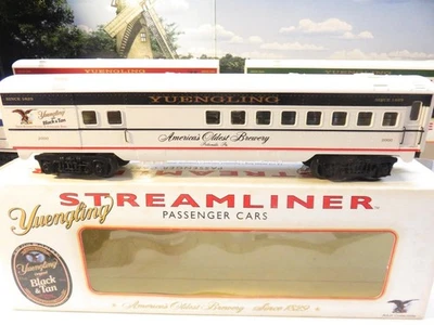 VINTAGE K-LINE TRAINS - 4598-2000 YUENGLING BLACK/TAN COMBINE CAR- 0/027-NEW-J1W - Image 1 of 4