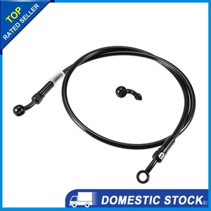 1 Satz 100cm Länge Motorrad Hydraulische Bremsleitung Öl Schlauch Fitting - Bild 1 von 7
