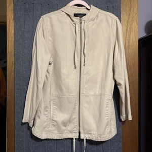 LT Modern Perspectives Women's Casual Cream Pant Suit Size 14W - Picture 1 of 15