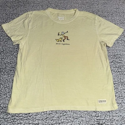 Camiseta Good Kids Life Is Good Stick Together Do What You Like XL 12-14 Amarilla Foto 1 de 4