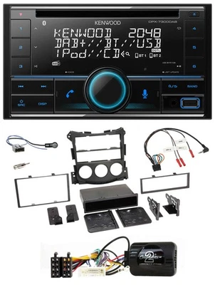 Kenwood CD 2DIN DAB USB Lenkrad Bluetooth Autoradio für Nissan 370Z 2009-2013 Ro - Bild 1 von 4