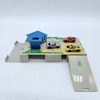 Vintage Worlds Smallest Matchbox with 3 Mini Micro Machine Cars Set - Image 1 of 4