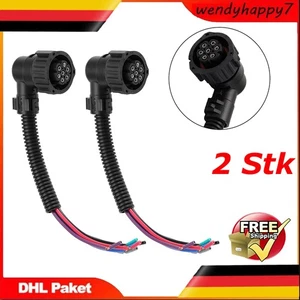 2 Stk 7pin Rücklicht Stecker Verdrahtung für Merc Sprinter Fiat Ducato 965570 - Bild 1 von 24