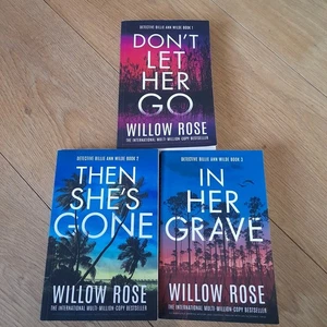 Detective Billie Ann Wilde Book Bundle X 3 Willow Rose Don't Let Her Go - Imagen 1 de 8