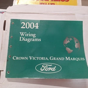 2004 Crown Victoria Grand Marquis Wiring Diagram FCS-12118-04 OEM Schematic - Picture 1 of 6