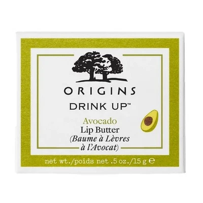 Origins Drink Up Mantequilla Labial Aguacate, 0.5 OZ / 15 g Tamaño COMPLETO Nueva en CAJA Foto 1 de 2